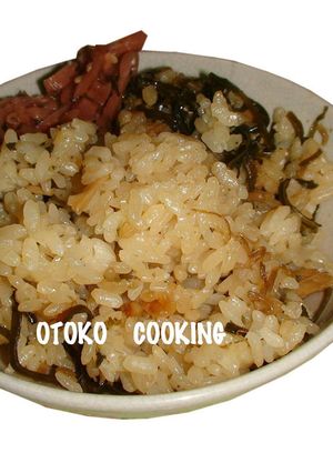 調理不要ｽｰﾊﾟｰ簡単炊込ご飯①なめ茸編-レシピのメイン写真