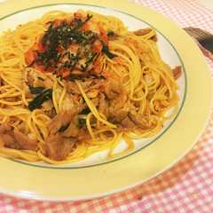 รูปของ ◆絶対失敗しない★豚キムチパスタの極意！