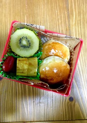 中学生女子 塩あんぱん弁当-レシピのメイン写真
