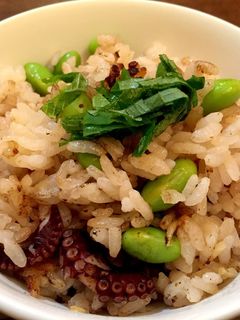 たこと枝豆の炊き込みご飯-レシピのメイン写真