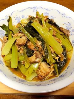 小松菜 鯖缶 簡単* おかず-レシピのメイン写真