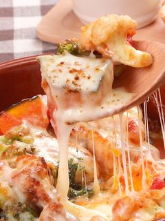 かぼちゃとカリフラワーのトマトグラタン-レシピのメイン写真