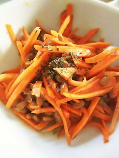 人参ラペと納豆の和え物-レシピのメイン写真