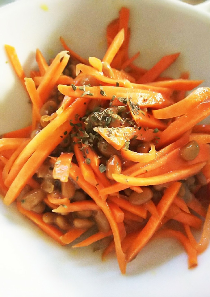 人参ラペと納豆の和え物-レシピのメイン写真