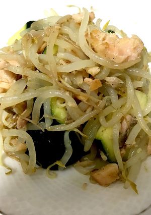 ズッキーニともやしのカレー風味野菜炒め-レシピのメイン写真