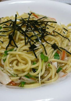 松茸風味の和風パスタ-レシピのメイン写真