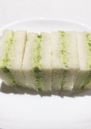 枝豆とクリームチーズのサンドイッチ-レシピのメイン写真