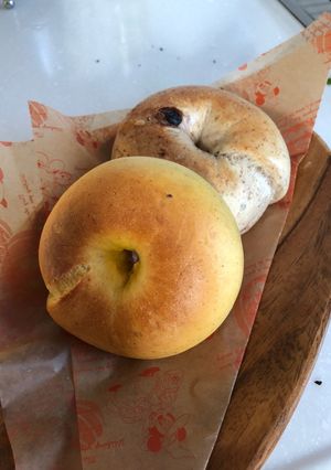 基本の全粒粉ベーグル かぼちゃ編-レシピのメイン写真