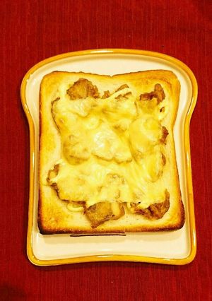 【簡単】忙しい朝に♪チキンマヨチトースト-レシピのメイン写真