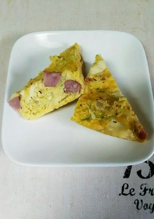 カット野菜とお豆腐★レンジでキッシュ-レシピのメイン写真