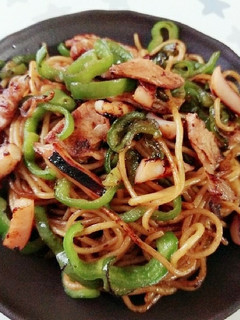 たこ焼きソースでいか焼きそば-レシピのメイン写真
