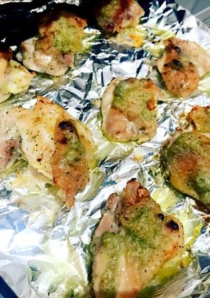 鶏モモ肉のワサビ焼き-レシピのメイン写真