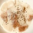 母親の介護食に豆乳クリームシチューパン粥