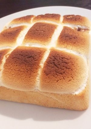 簡単！マシュマロチョコトースト-レシピのメイン写真
