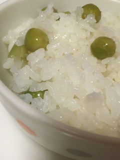 グリンピースご飯-レシピのメイン写真