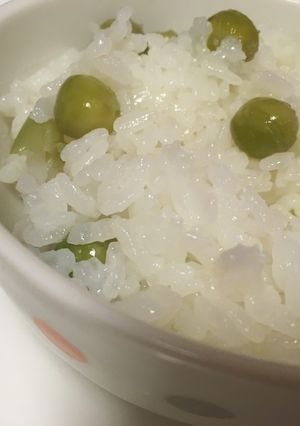 グリンピースご飯-レシピのメイン写真