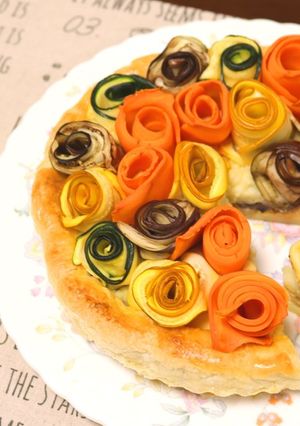 【簡単】パイシートで夏野菜のキッシュパイ-レシピのメイン写真