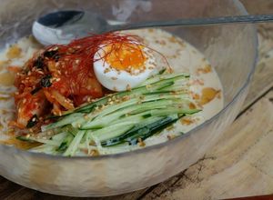 雑誌搭載！豆乳の素麺･コングクス콤국스-レシピのメイン写真