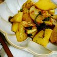 10分で簡単⭐新じゃがと大根の甘辛炒め♪