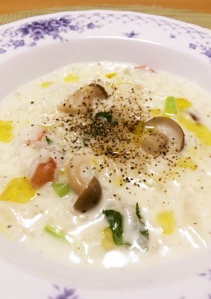 チーズリゾットなおじや♬-レシピのメイン写真