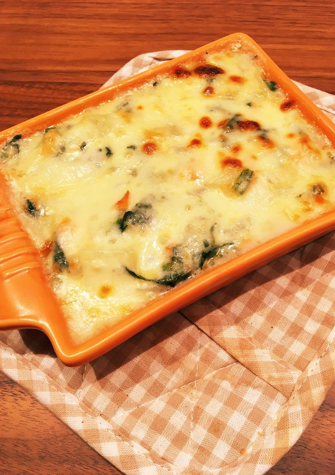 鮭とほうれん草の和風ポテトグラタン-レシピのメイン写真