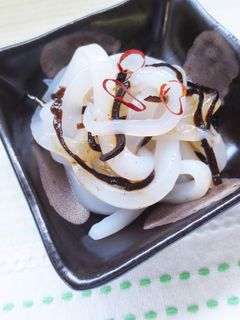 イカと佃煮の和え物-レシピのメイン写真