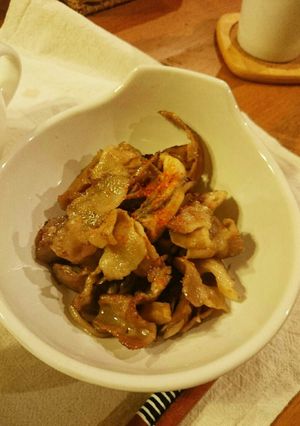 豚バラ肉と舞茸のバタポン炒め♪-レシピのメイン写真
