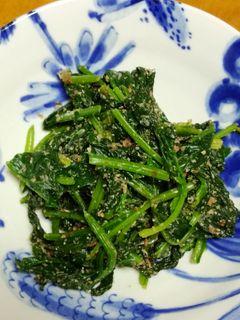 ほうれん草ゴマ和え-レシピのメイン写真