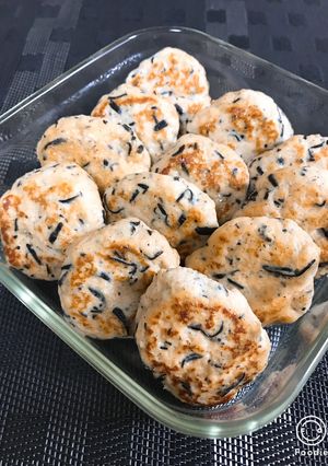 ひじき入り鶏つくねバーグ-レシピのメイン写真
