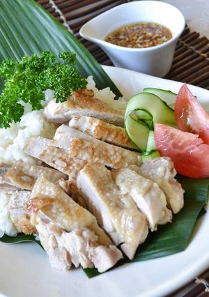 タイ風蒸し鶏ライス（カオマンガイ）♪-レシピのメイン写真