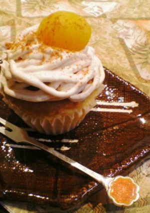 モンブラン風*カップケーキ♪-レシピのメイン写真