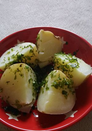 給食を再現 じゃが芋の青海苔かけ-レシピのメイン写真