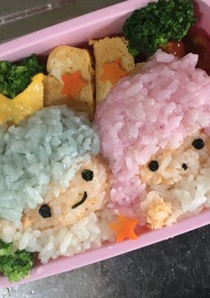 キャラ弁☆キキララ☆リトルツインスターズ-レシピのメイン写真