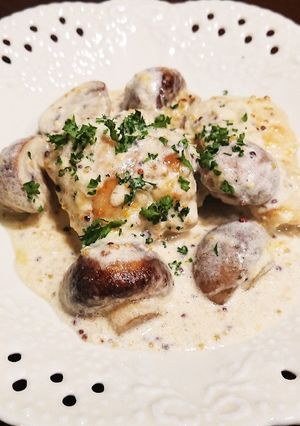 ✿チキンクリーム煮粒マスタード風味✿-レシピのメイン写真