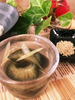 キンと冷やして♪茄子とみょうがの素麺つゆ-レシピのメイン写真
