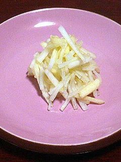 リンゴと大根のすし酢サラダ-レシピのメイン写真