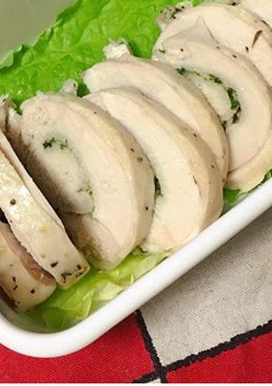 バジルチキンハム-レシピのメイン写真