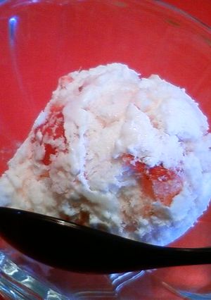 卵白で簡単いちごアイスクリーム❤-レシピのメイン写真