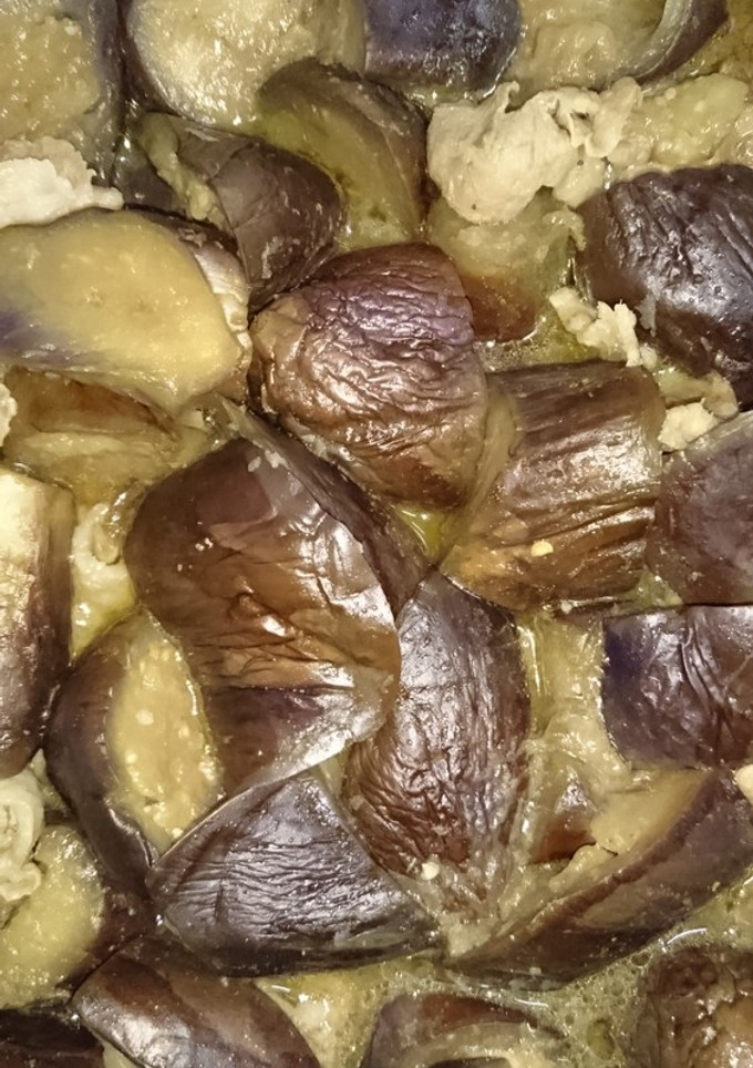 大量なすの煮物炒め-レシピのメイン写真