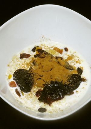 食物繊維でヘルシー☆美味冷製オートミール-レシピのメイン写真