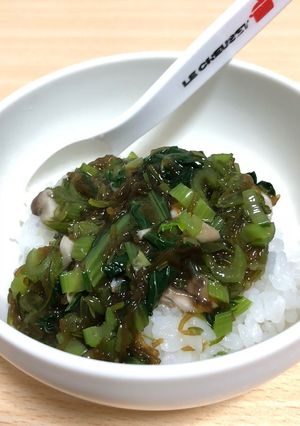 もずくとめかぶのネバネバ丼(子供向け)-レシピのメイン写真