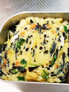 ひじきと人参の卵焼きだし巻き風(弁当用)-レシピのメイン写真