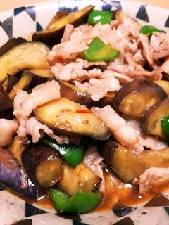 焼肉のタレで☆豚バラ肉と茄子の炒め物-レシピのメイン写真