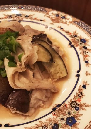 ヘルシオで簡単★豚肉となすの蒸しポン酢味-レシピのメイン写真