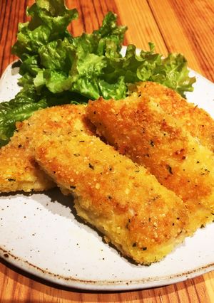 チーズ味で食べやすい♡魚のミラノ風ソテー-レシピのメイン写真