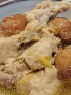 手羽元の梅煮-レシピのメイン写真