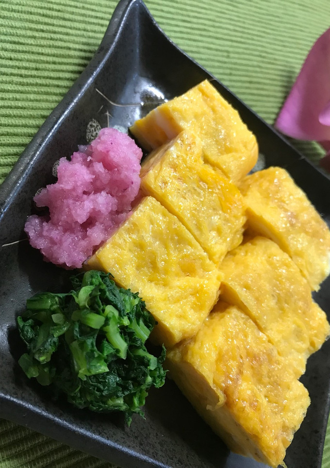 甘くて焦げ目が無い綺麗な卵焼き-レシピのメイン写真