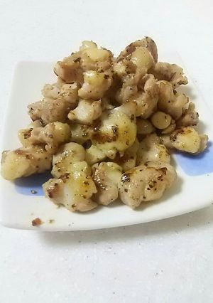 鶏 膝軟骨の塩コショウ焼き-レシピのメイン写真