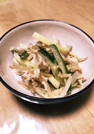 もやしときゅうりと鶏ハムの即席サラダ-レシピのメイン写真