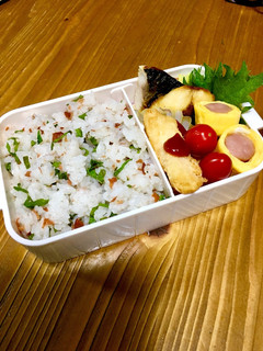 中学生女子 梅しそごはん弁当-レシピのメイン写真
